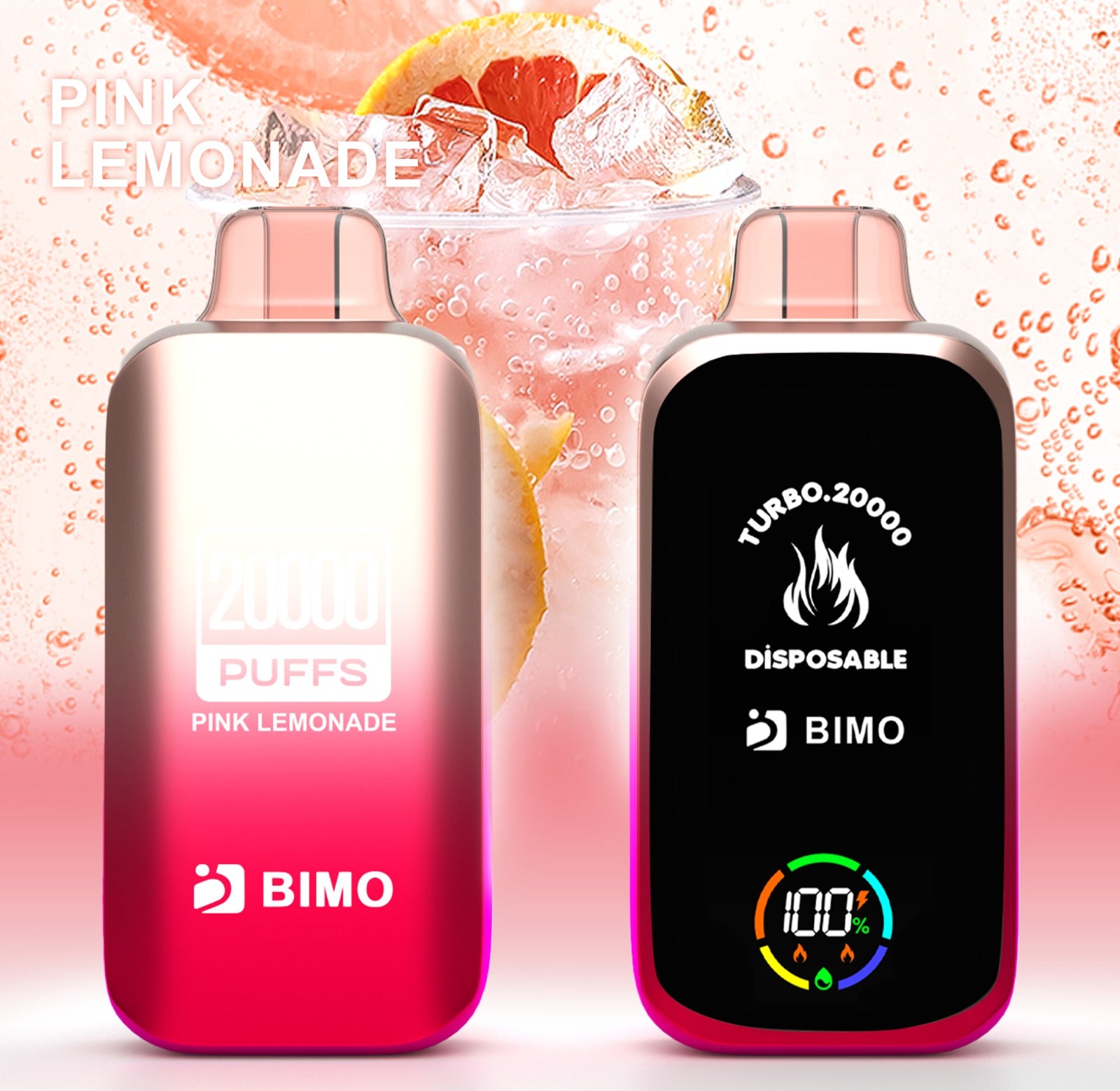 BIMO TURBO PINK LEMONADE 20K PUFFS