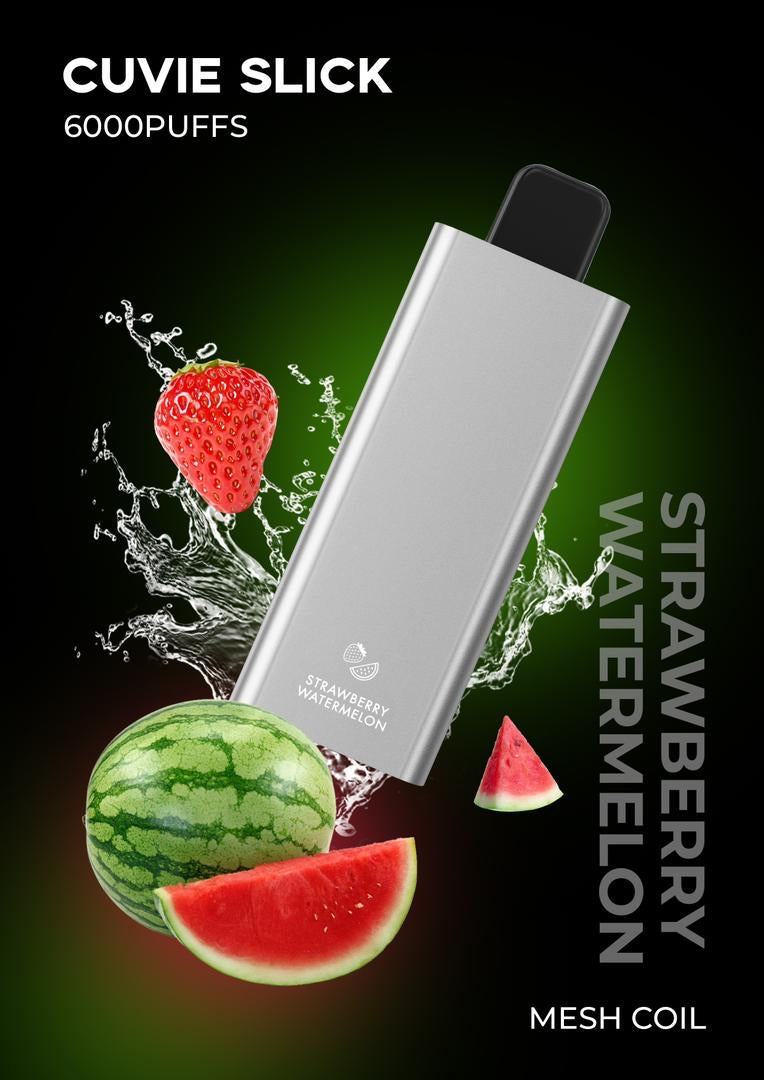 HQD CUVIE SLICK STRAWBERRY WATERMELON 6000 PUFFS