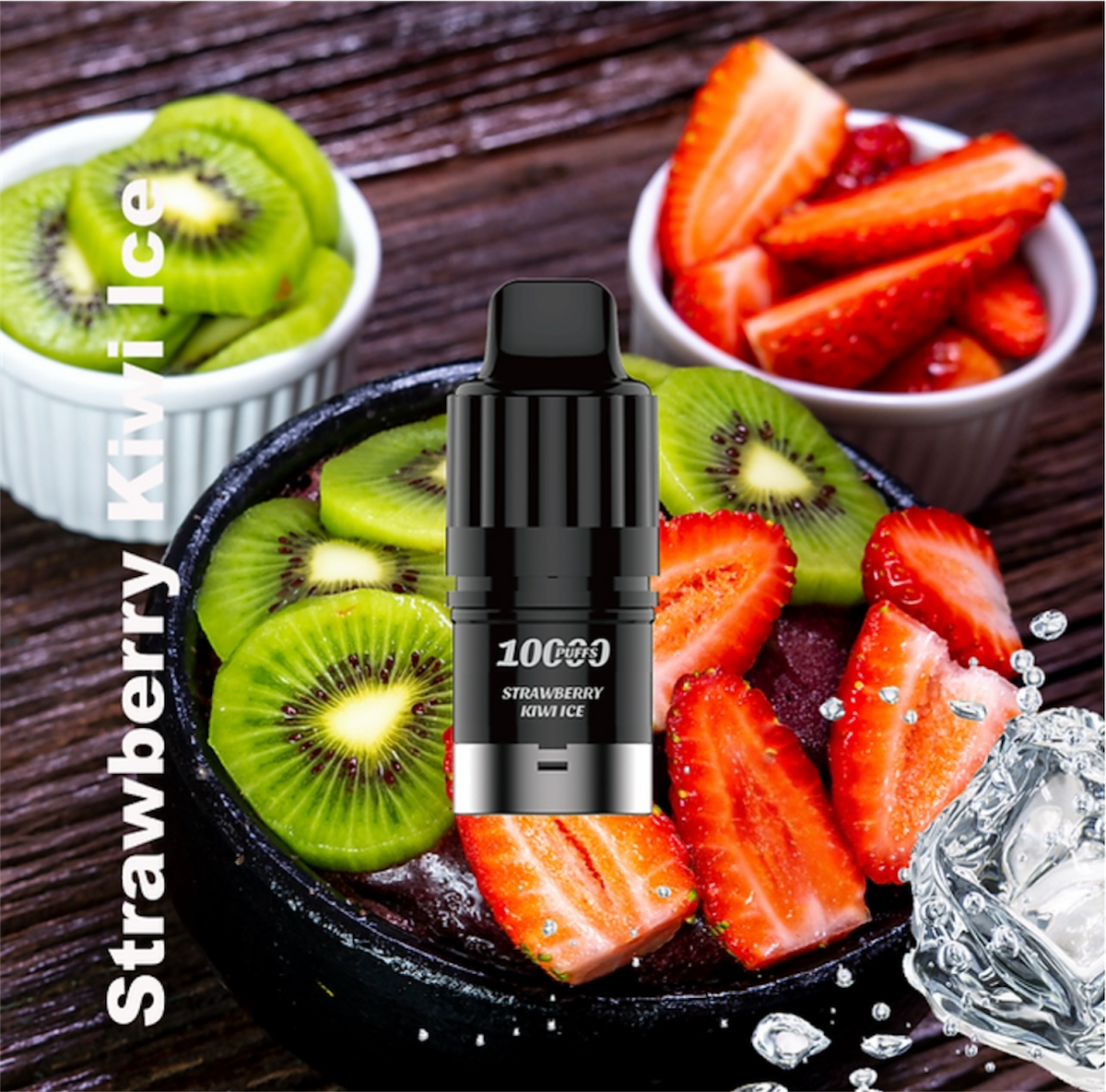 IGET BAR PLUS S3 POD ONLY STRAWBERRY KIWI ICE 10000 PUFFS