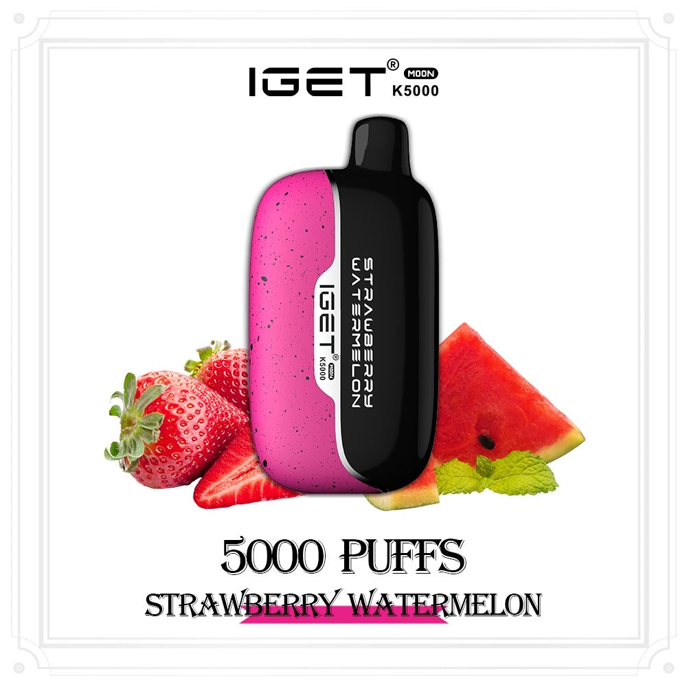 IGET MOON STRAWBERRY WATERMELON 5000 PUFFS