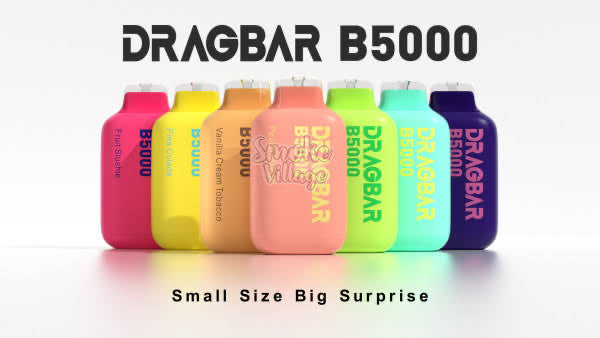 10PCS OF DRAGBAR 5000 PUFFS