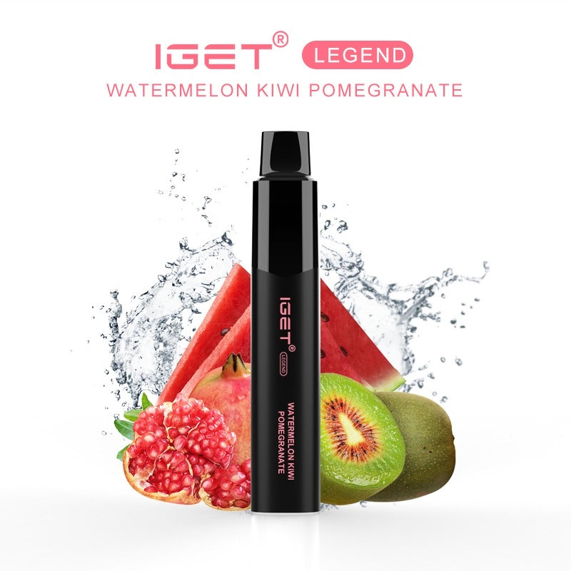 IGET LEGEND WATERMELON KIWI POMEGRANATE 4000 PUFFS