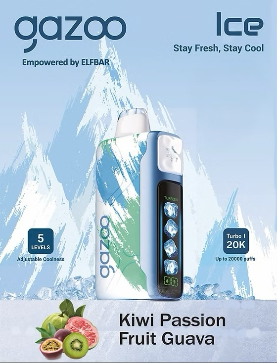 GAZOO KIWI PASSION FRUIT GUAVA 20K PUFFS