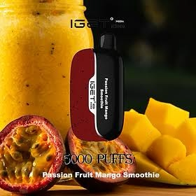 IGET MOON PASSION FRUIT MANGO SMOOTHIE 5000 PUFFS