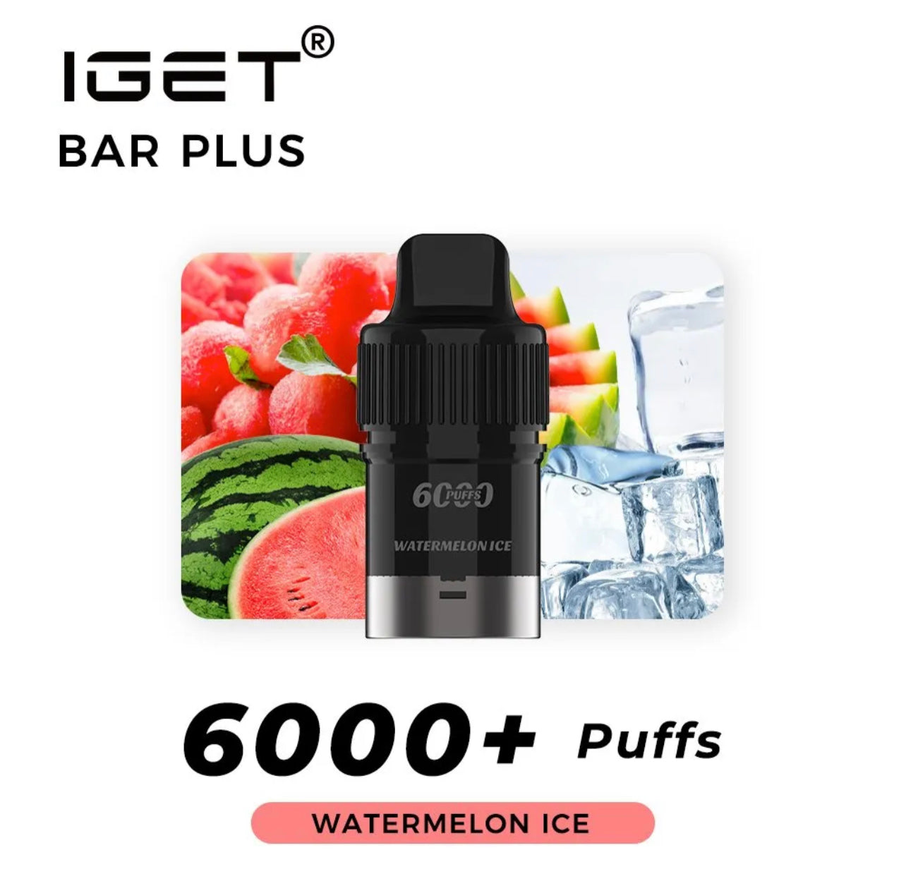 WATERMELON ICE POD ONLY 6000 PUFFS