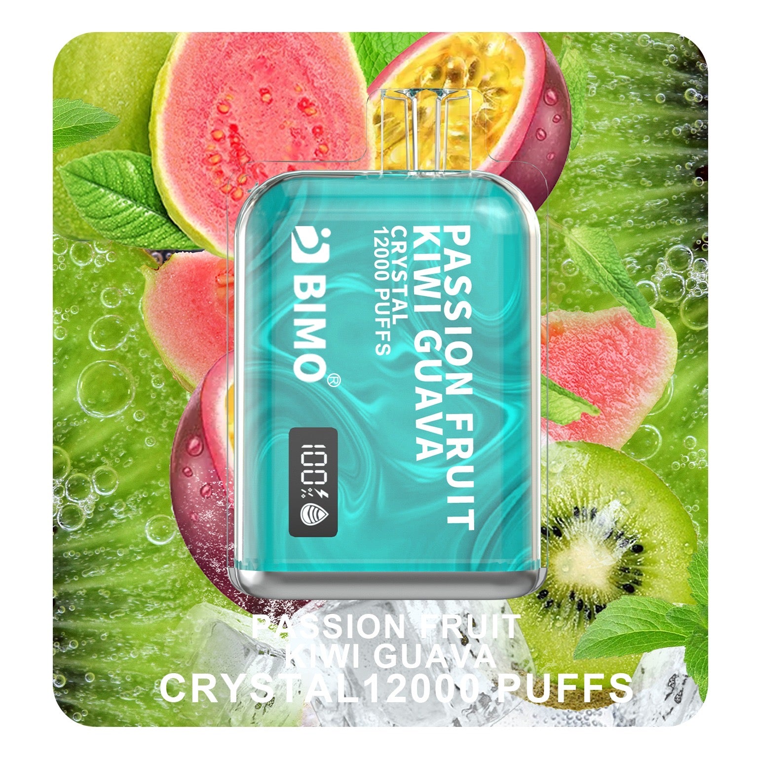 BIMO CRYSTAL PASSIONFRUIT KIWI GUAVA