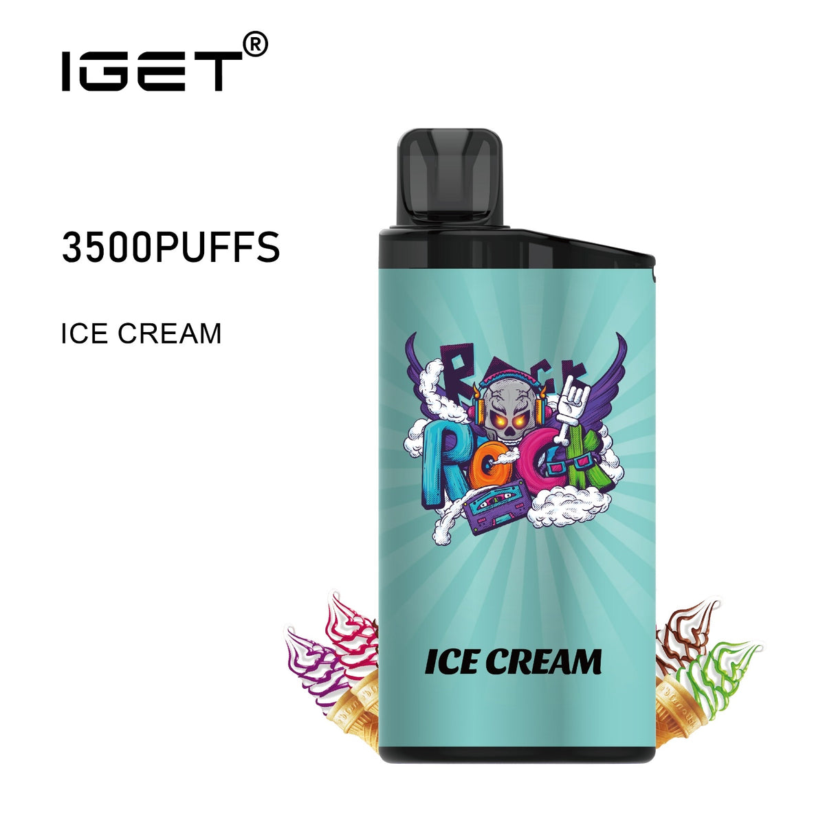 IGET BAR ICE CREAM 3500 PUFFS