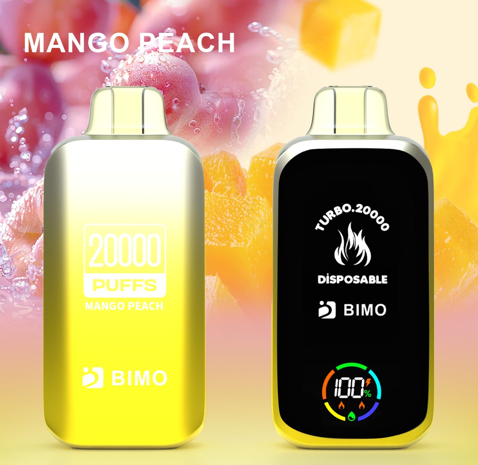 BIMO TURBO MANGO PEACH 20K PUFFS