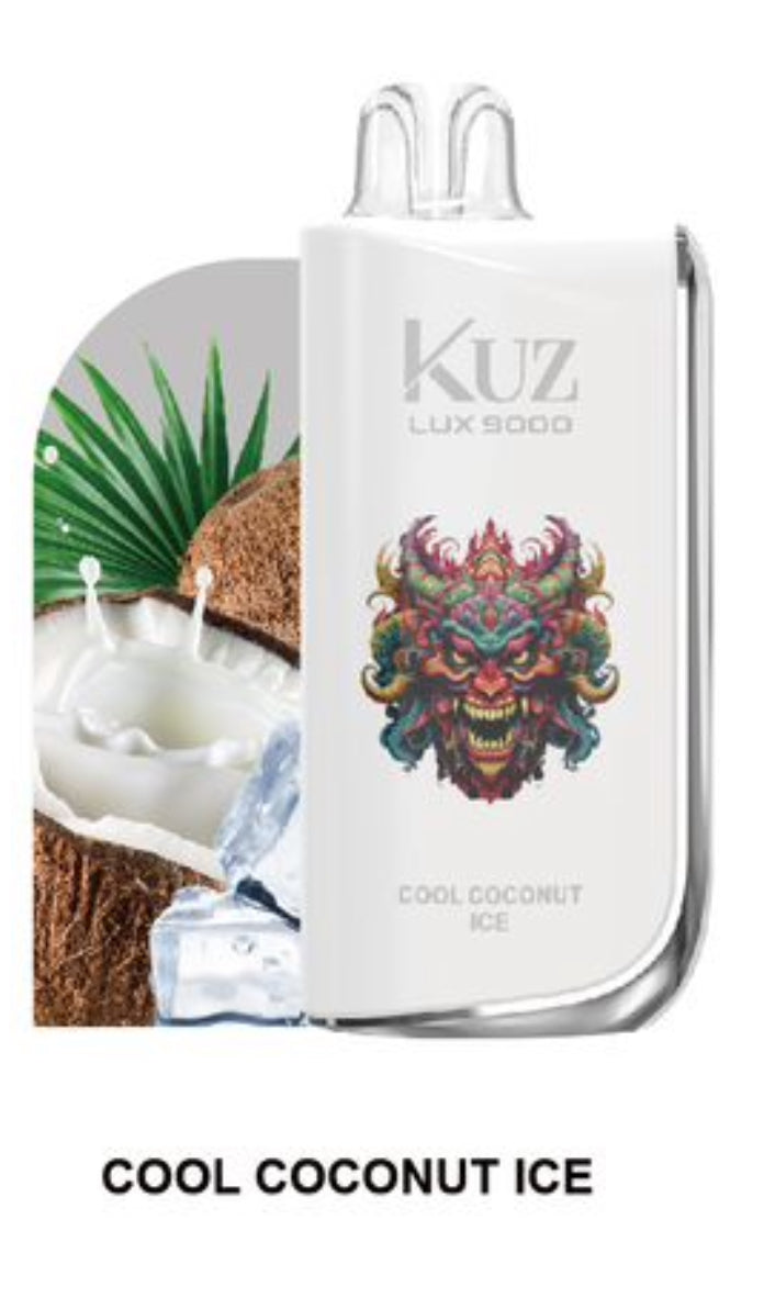 KUZ LUX COOL COCONUT ICE 9000 PUFFS