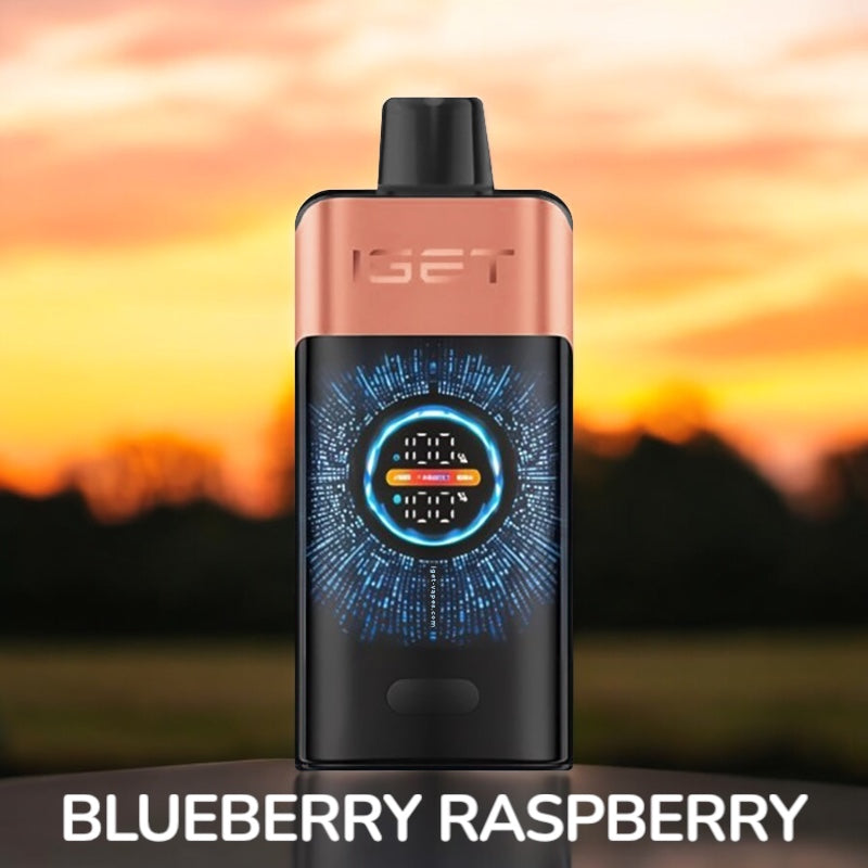 IGET ONE BLUEBERRY RASPBERRY 12000 PUFFS