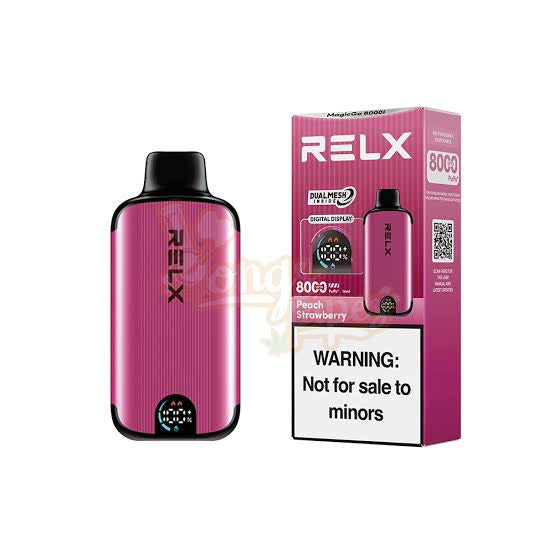 RELX MAGICGO PEACH STRAWBERRY 8000 PUFFS