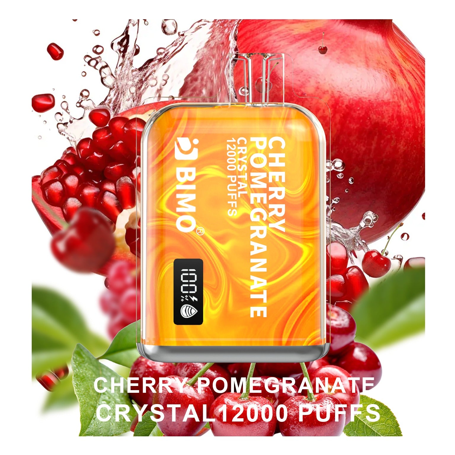 BIMO CRYSTAL CHERRY POMEGRANATE 12000 PUFFS