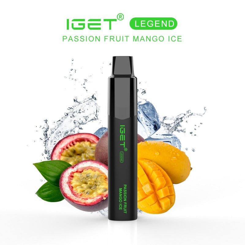 IGET LEGEND PASSION FRUIT MANGO ICE 4000 PUFFS