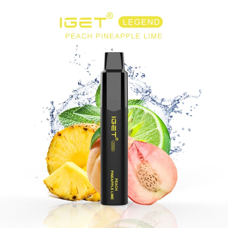 IGET LEGEND PEACH PINEAPPLE LIME 4000 PUFFS