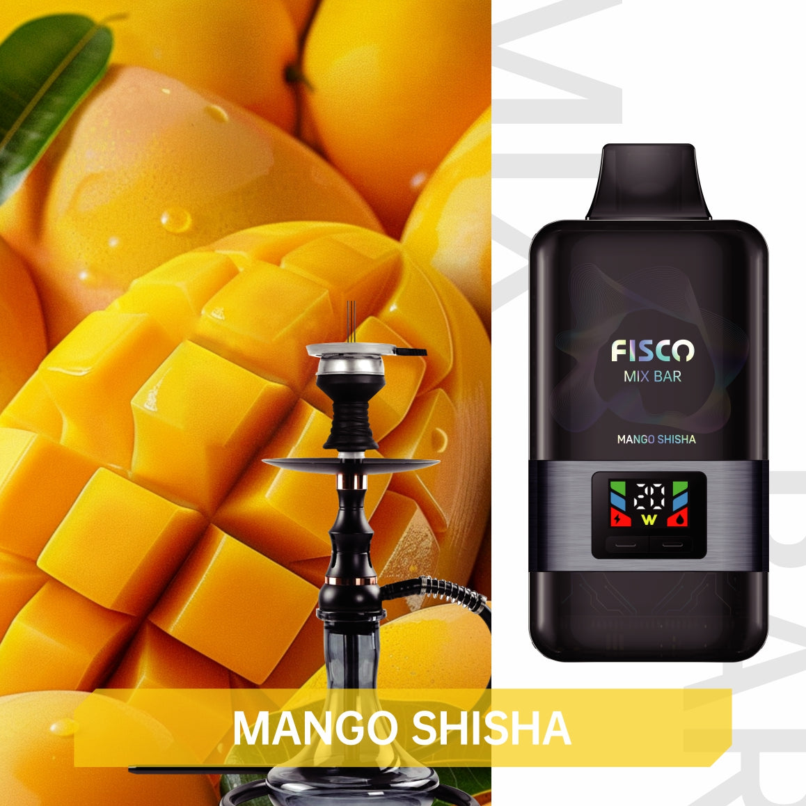 FISCO MIX BAR MANGO SHISHA 12000 PUFFS