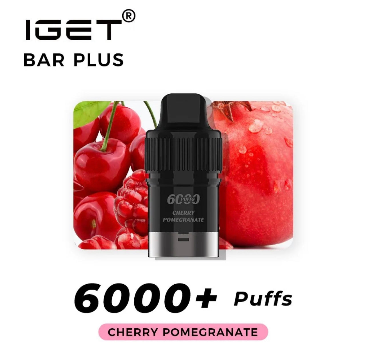 CHERRY POMEGRANATE POD ONLY 6000 PUFFS