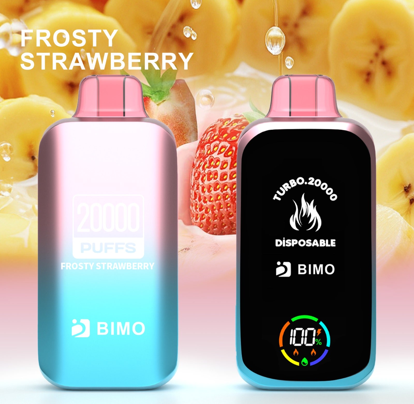 BIMO TURBO FROSTY STRAWBERRY 20K PUFFS