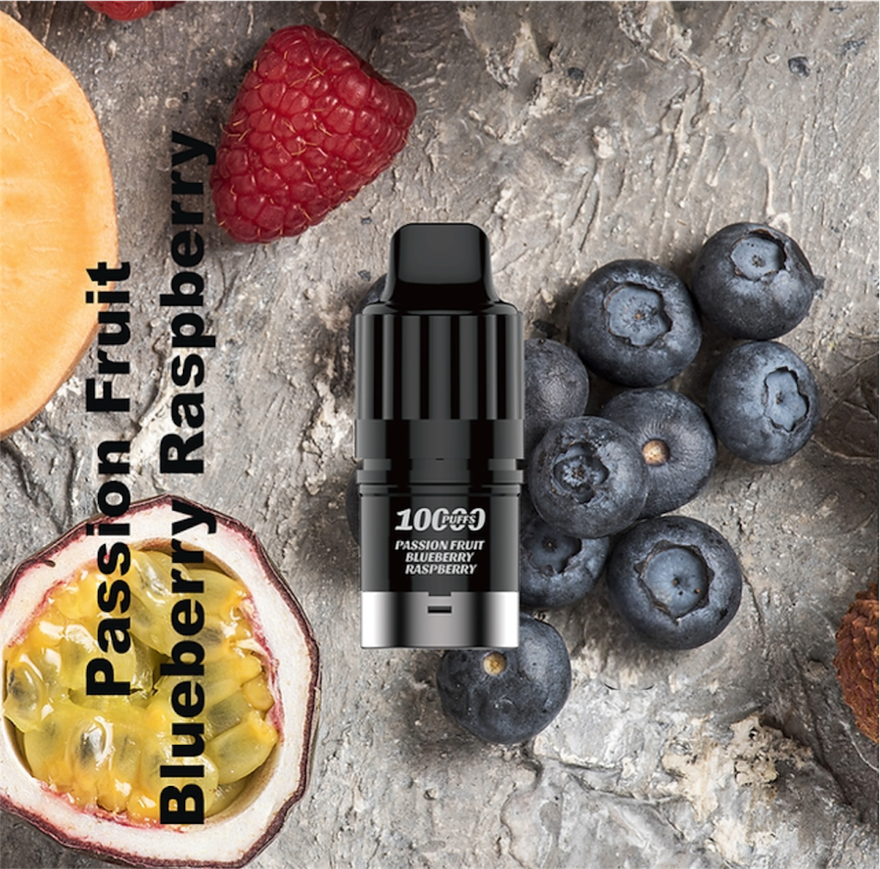 IGET BAR PLUS S3 POD ONLY PASSION FRUIT BLUEBERRY RASPBERRY 10000 PUFFS