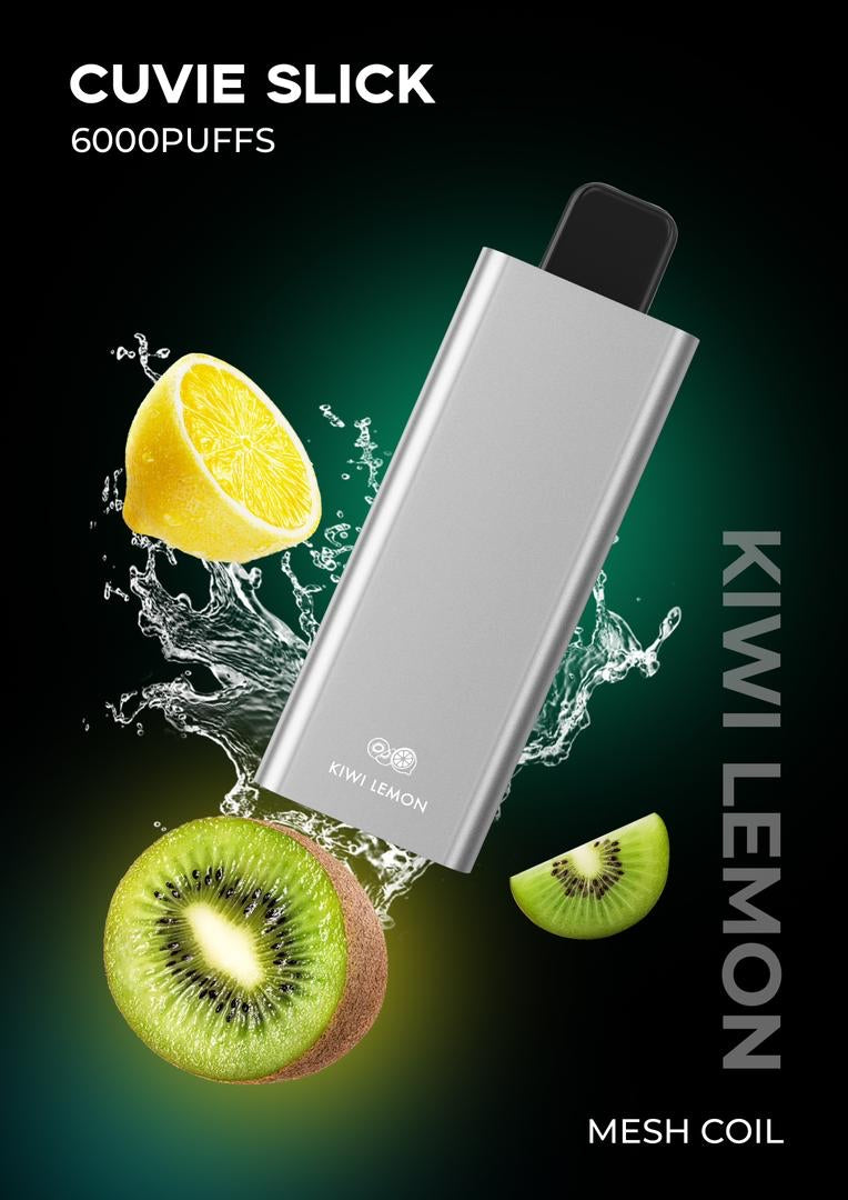 HQD CUVIE SLICK KIWI LEMON 6000 PUFFS