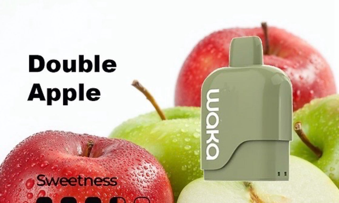 WAKA SOMATCH DOUBLE APPLE 3000 PUFFS POD ONLY - Vape Plus Wholesale
