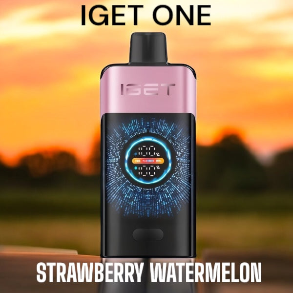 IGET ONE STRAWBERRY WATERMELON 12000 PUFFS