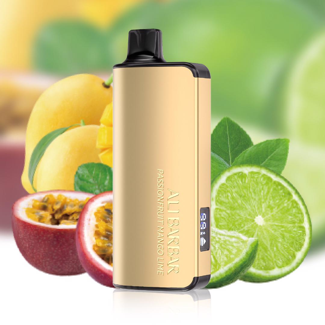 ALIBARBAR INGOT PASSION FRUIT MANGO LIME 9000 PUFFS