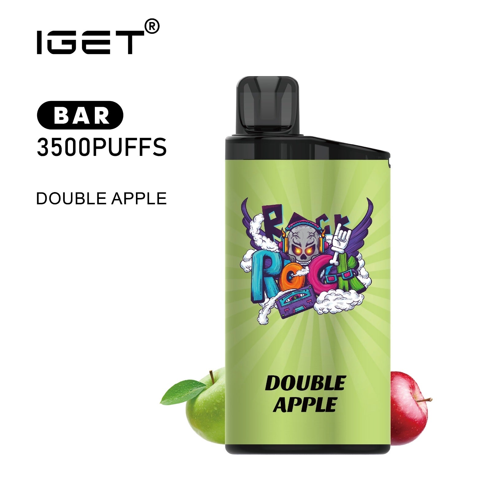 IGET BAR DOUBLE APPLE 3500 PUFFS
