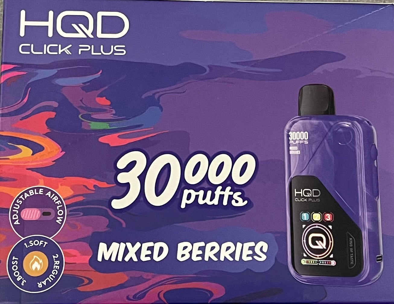 HQD CLICK PLUS MIXED BERRIES 30000 PUFFS
