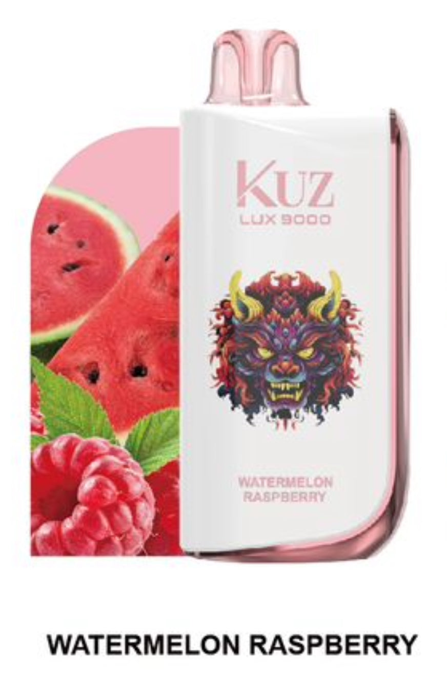 KUZ LUX WATERMELON RASPBERRY 9000 PUFFS