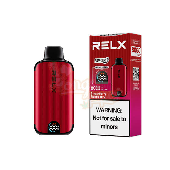 RELX MAGICGO STRAWBERRY RASPBERRY 8000 PUFFS