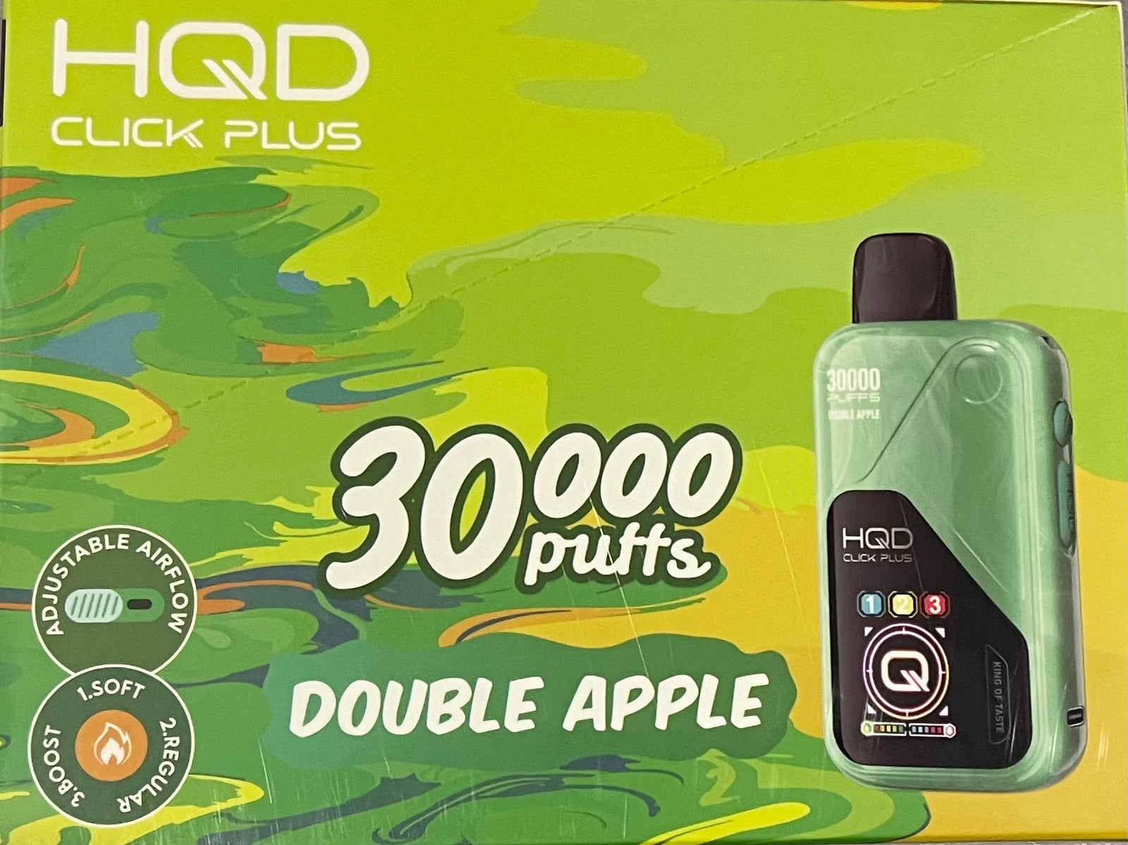 HQD CLICK PLUS DOUBLE APPLE 30000 PUFFS