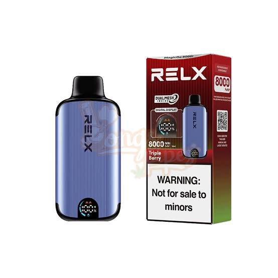 RELX MAGICGO TRIPLE BERRY 8000 PUFFS