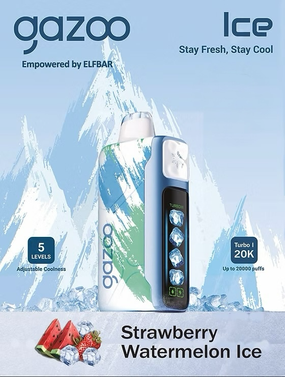 GAZOO STRAWBERRY WATERMELON ICE 20K PUFFS