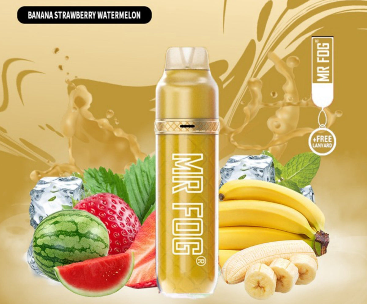 MR FOG MAX AIR BANANA STRAWBERRY WATERMELON 3600 PUFFS