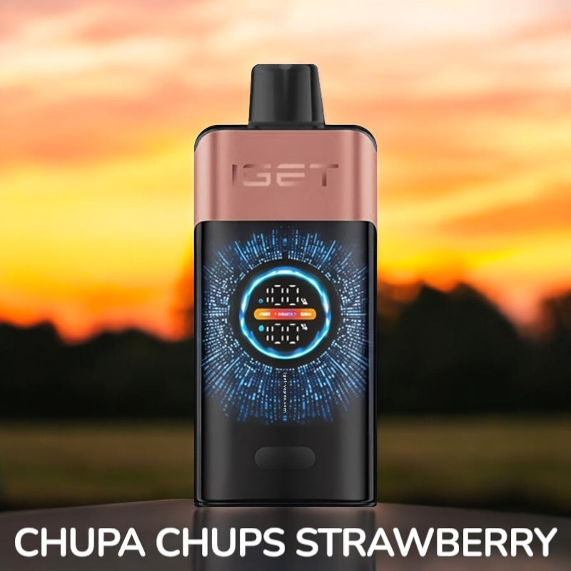 IGET ONE CHUPA CHUPS STRAWBERRY 12000 PUFFS
