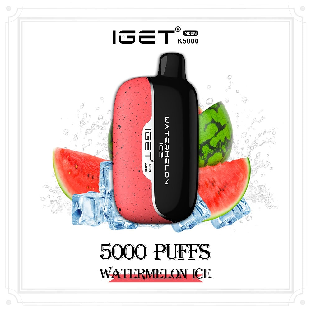 IGET MOON WATERMELON ICE 5000 PUFFS