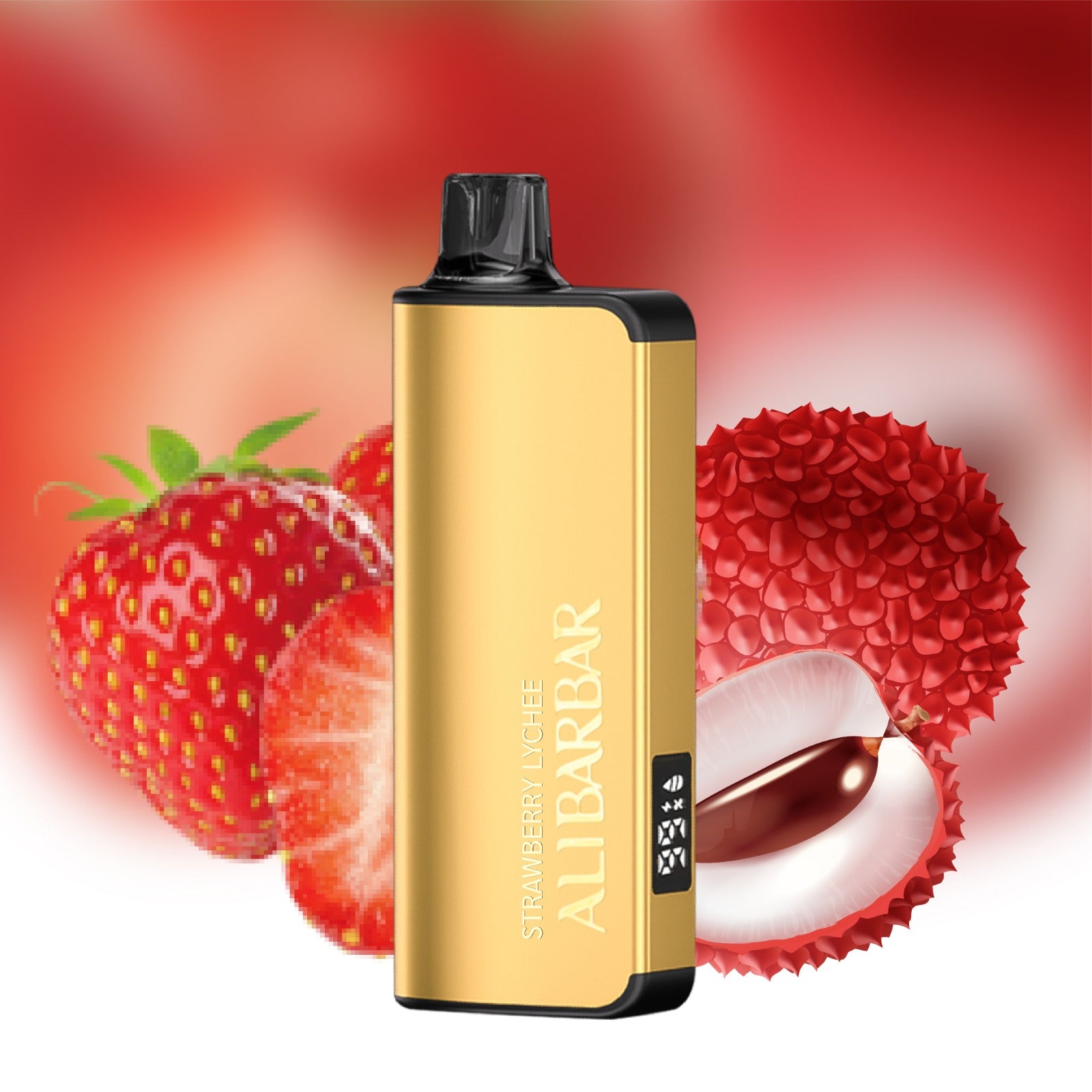 ALIBARBAR INGOT STRAWBERRY LYCHEE 9000 PUFFS