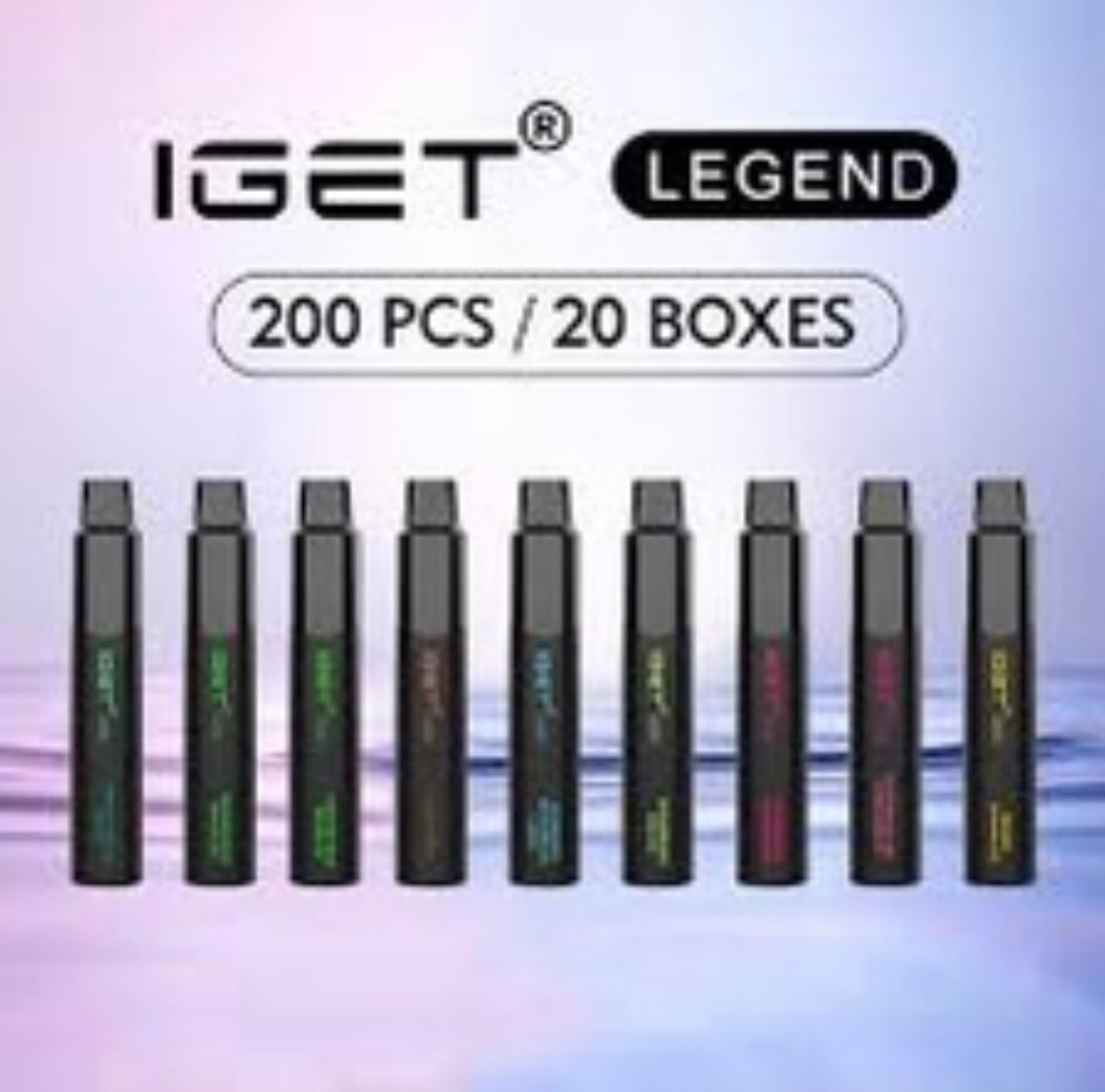 200PCS OF IGET LEGEND 4000 PUFFS