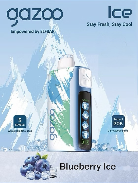 GAZOO BLUEBERRY ICE 20K PUFFS