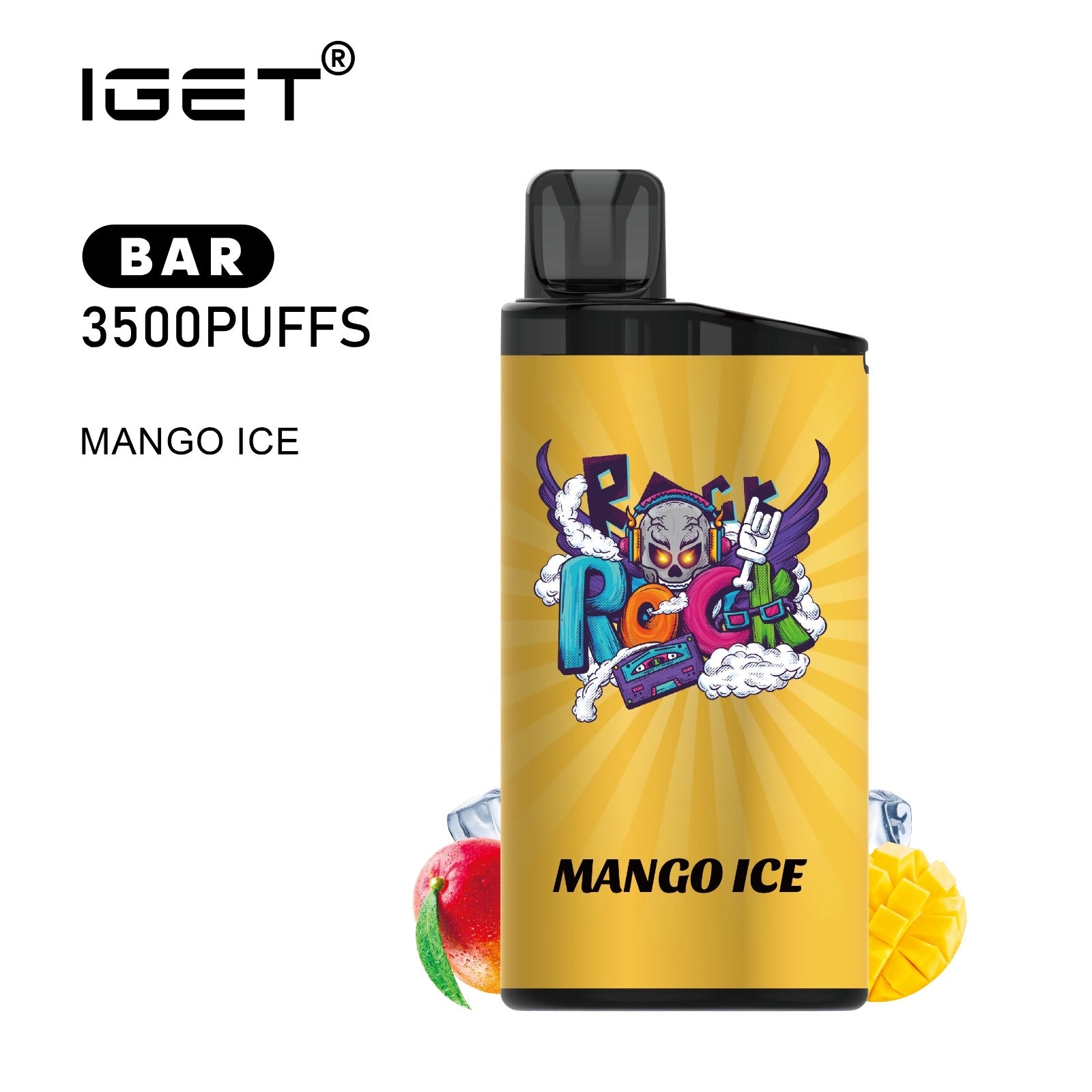 IGET BAR MANGO ICE 3500 PUFFS