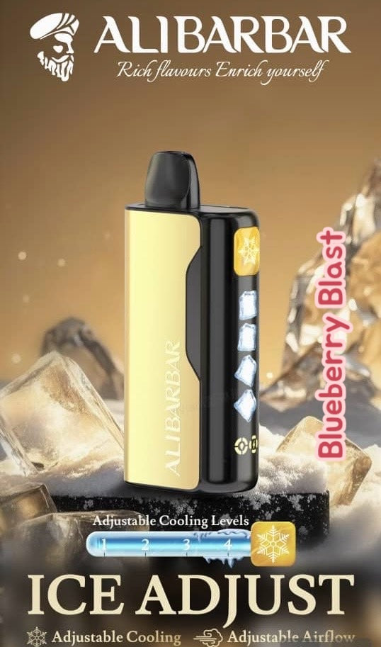 ALIBARBAR ICE ADJUST BLUEBERRY BLAST 12K PUFFS
