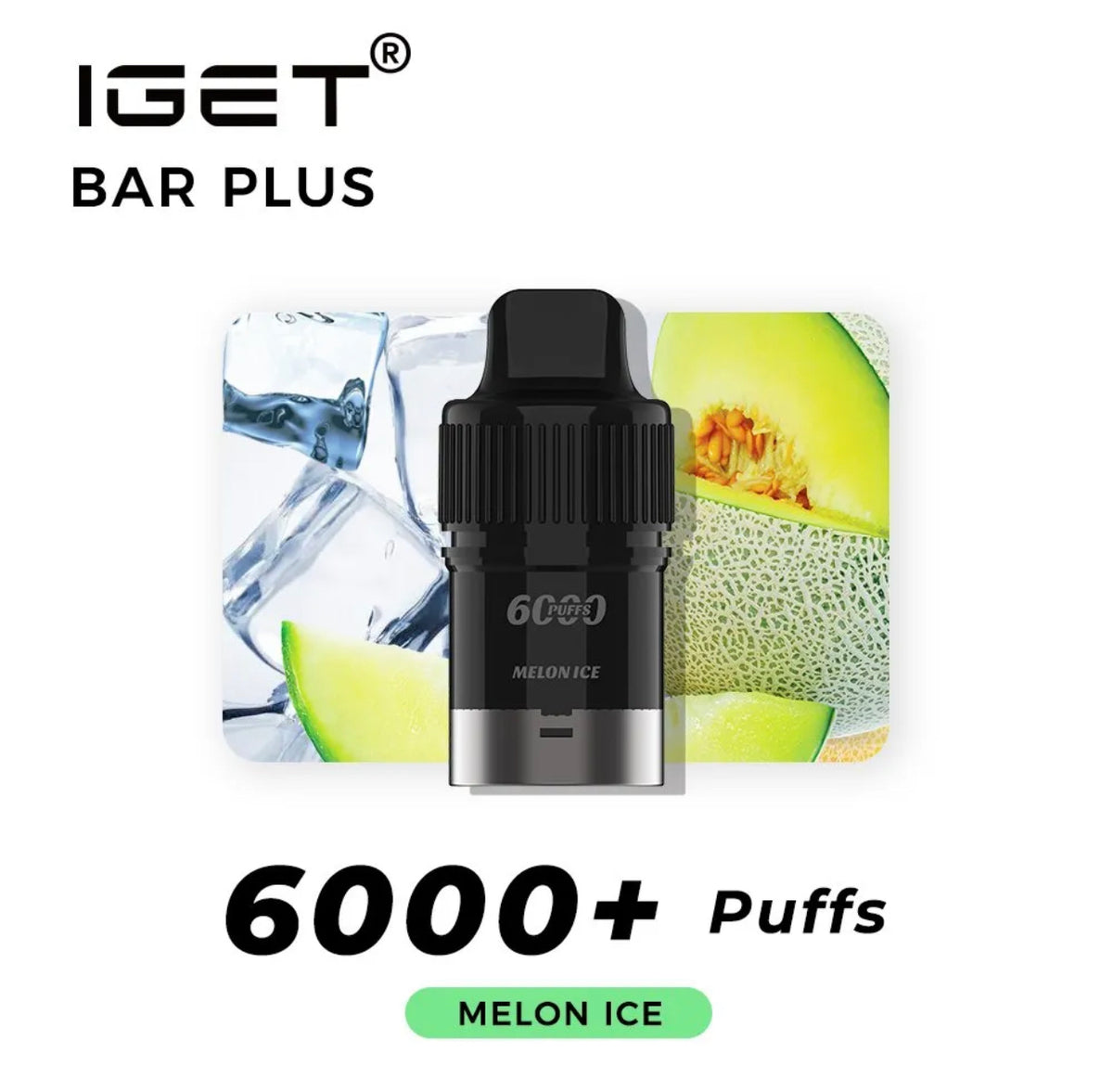 MELON ICE POD ONLY 6000 PUFFS