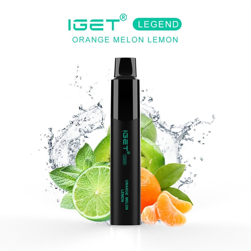 IGET LEGEND ORANGE MELON LEMON 4000 PUFFS