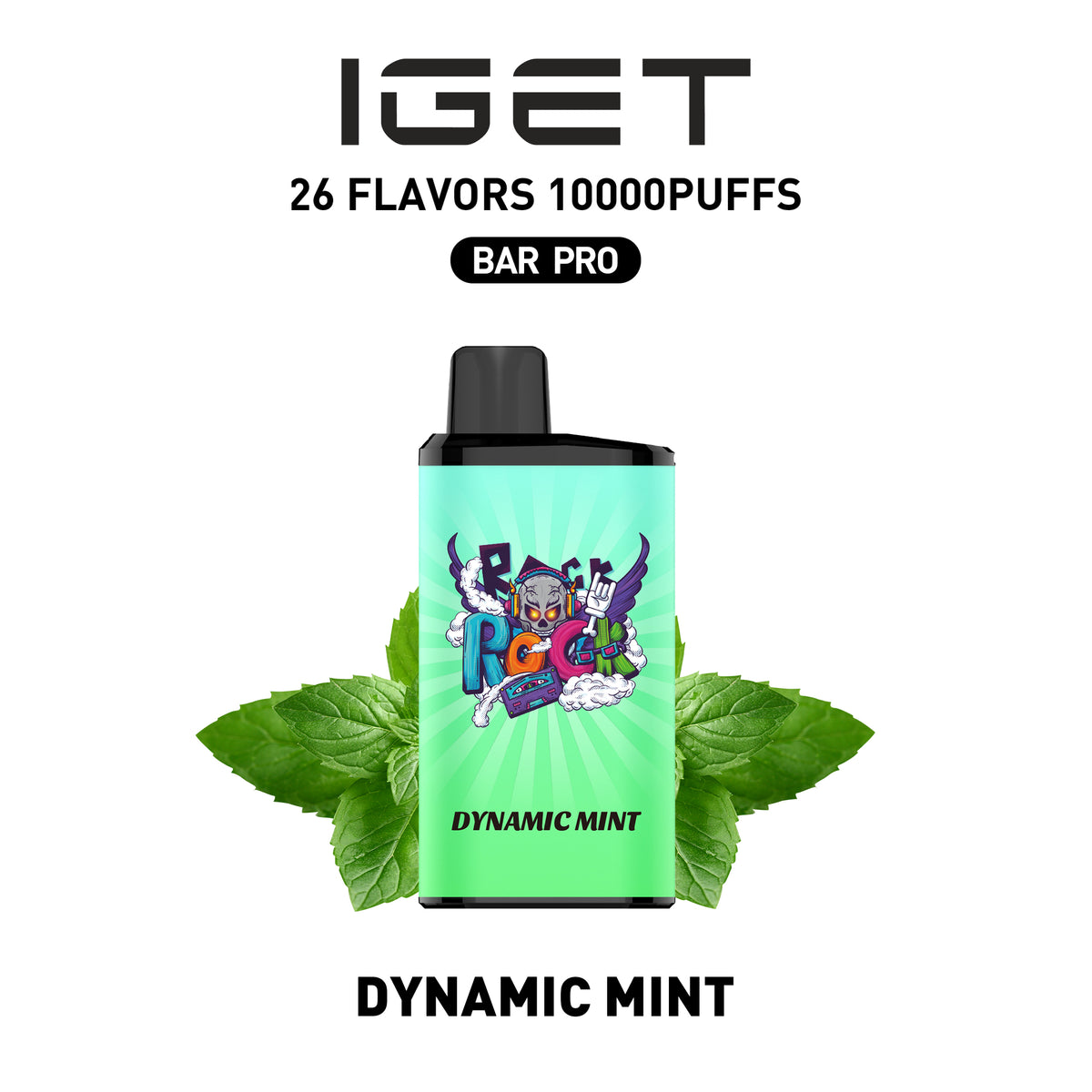 IGET BAR PRO DYNAMIC MINT 10000 PUFFS