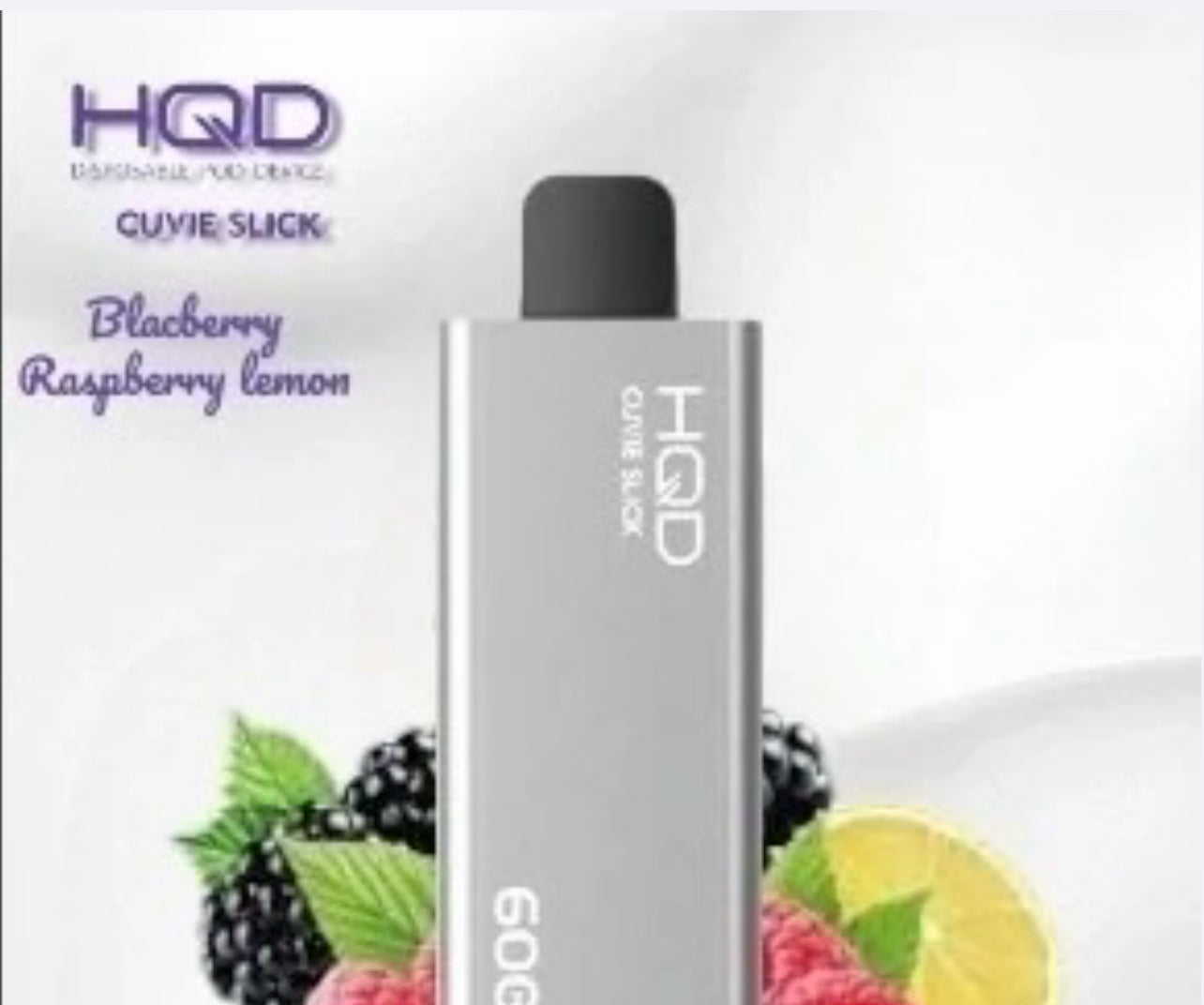 HQD CUVIE SLICK BLACKBERRY RASPBERRY LEMON 6000 PUFFS