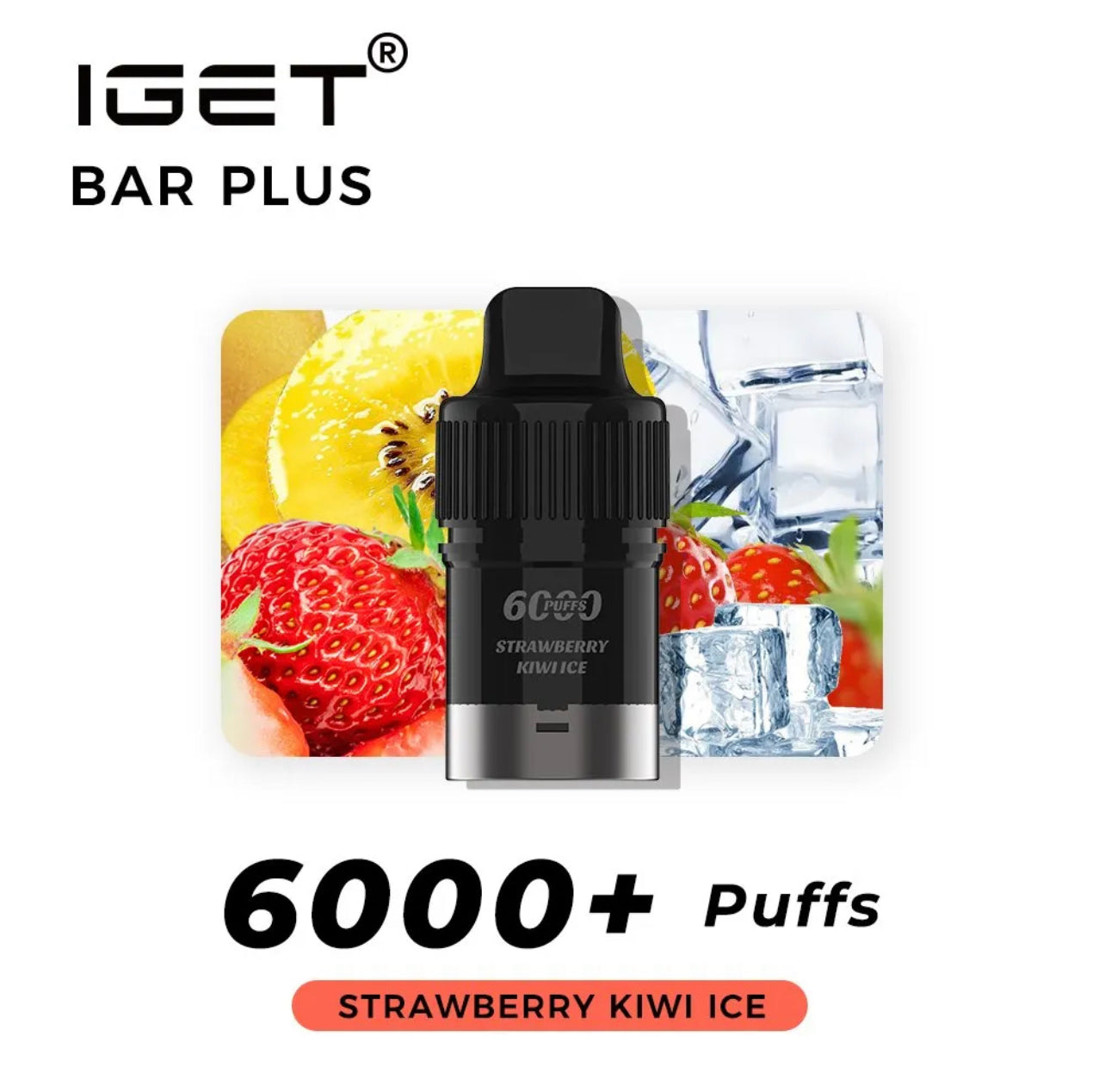 STRAWBERRY KIWI ICE POD ONLY 6000 PUFFS