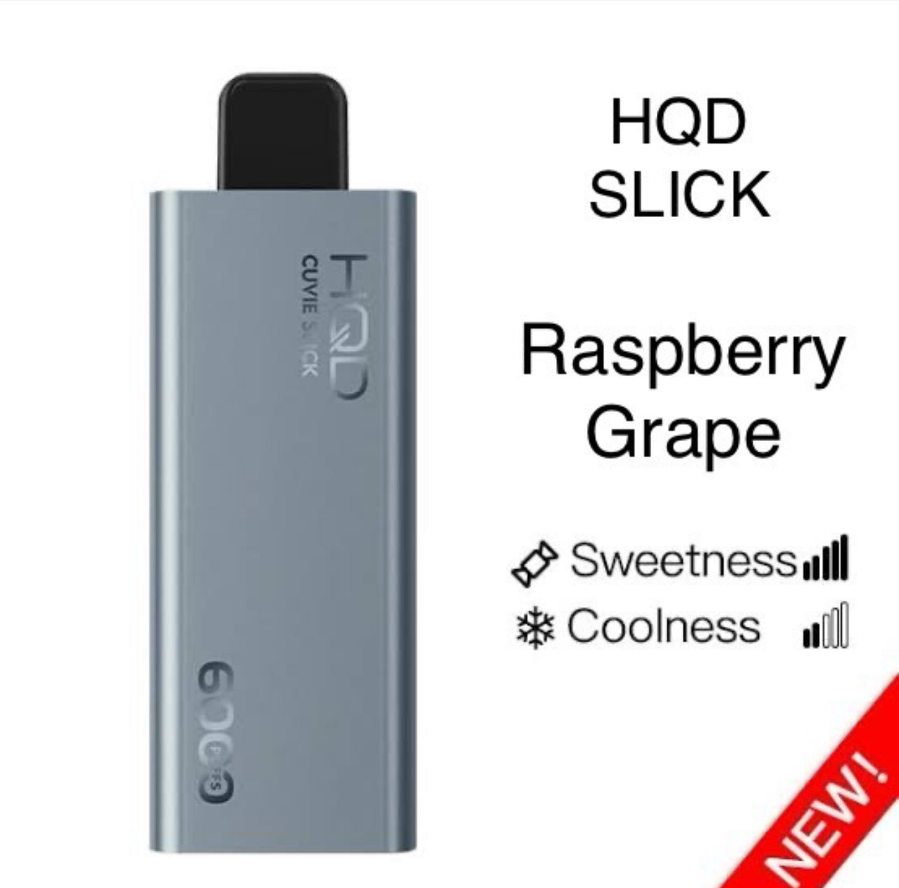 HQD CUVIE SLICK RASPBERRY GRAPE 6000 PUFFS