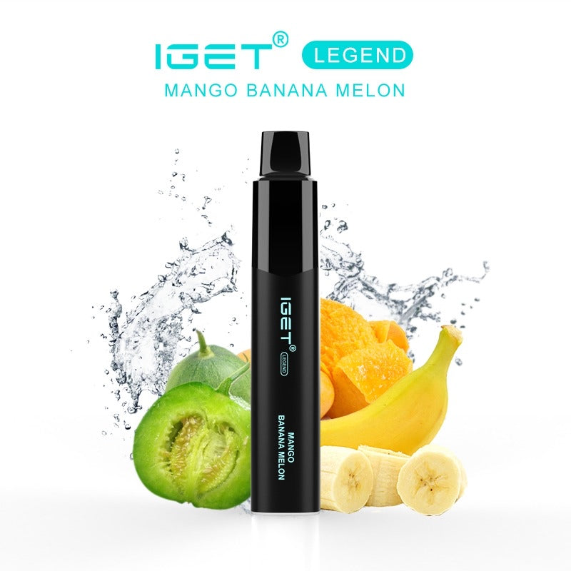 IGET LEGEND MANGO BANANA MELON 4000 PUFFS