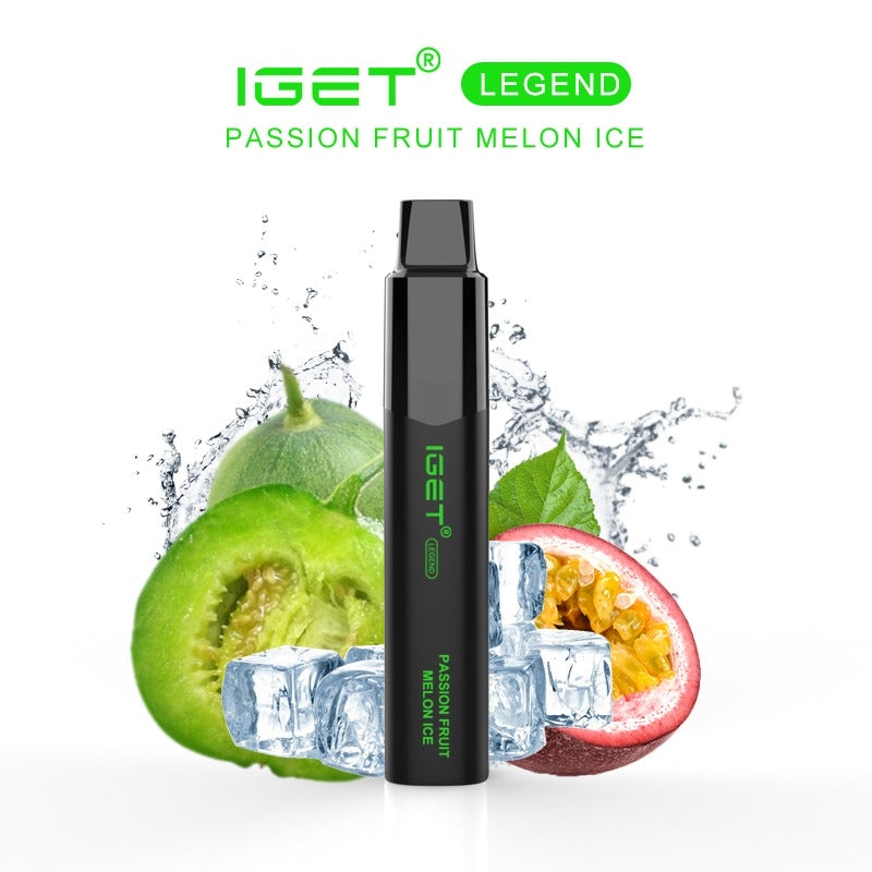 IGET LEGEND PASSION FRUIT MELON ICE 4000 PUFFS